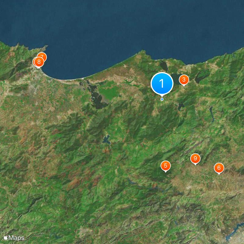 El Tarf Province Map