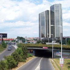 Bridge of 5. května street over Kongresová street