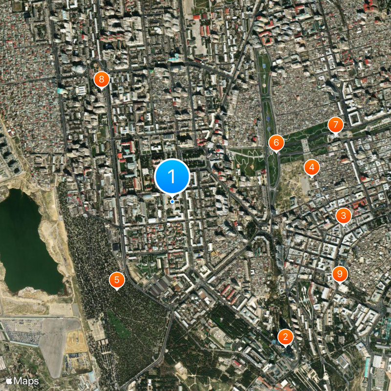 Azerbaijan Technical University Map