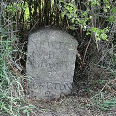 Milestone, 170m SE of Pepperdon Hall Lane, water works, 300m SE of old railway bridge