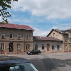 Muldentalbahn (Sachgesamtheit); Bahnhof Rochlitz (Bahnstrecke Glauchau–Wurzen, Einzeldenkmal zu ID-Nr. 09306179) Am Bahnhof