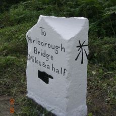 Milestone At Great Bedwyn Turning