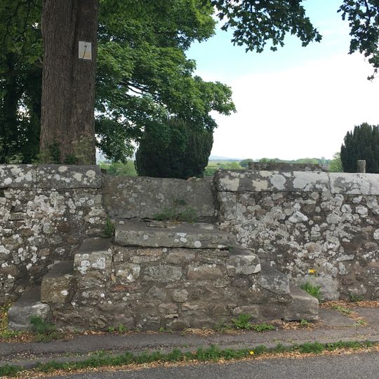 Stile North Of Entrance To Graveyard