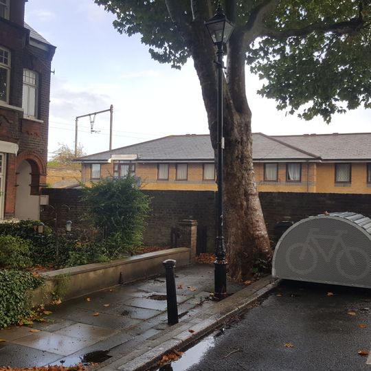 Wall Across Southern End Of Street