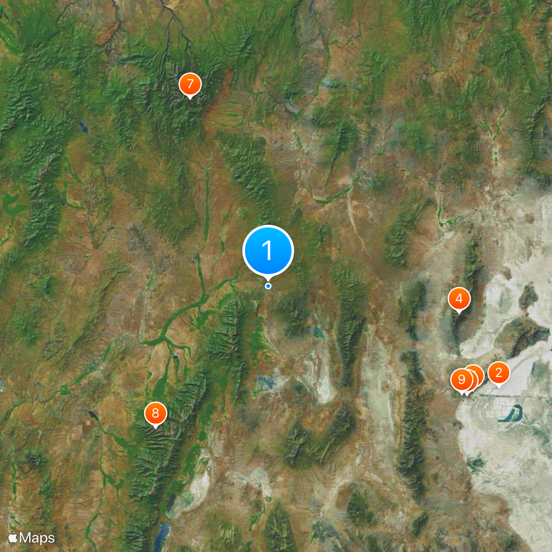 Donna's Ranch Map