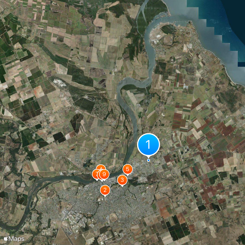 Bundaberg Brewed Drinks Map