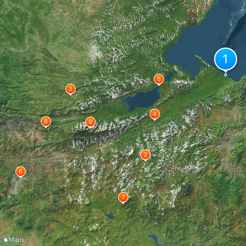 Motagua River Map