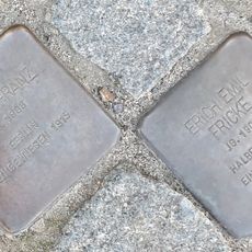 Stolperstein à la mémoire de Erich Emil Fricke