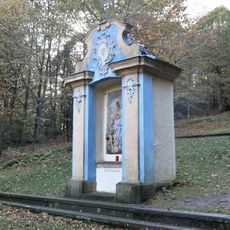 Kaplička II. zastavení křížové cesty v Jiřetíně pod Jedlovou