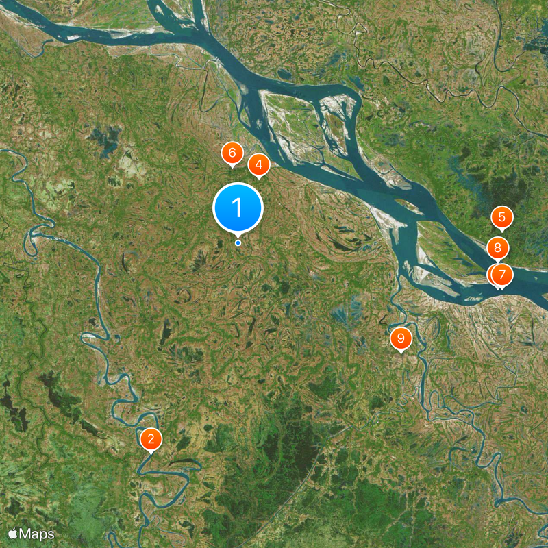 Faridpur District Map