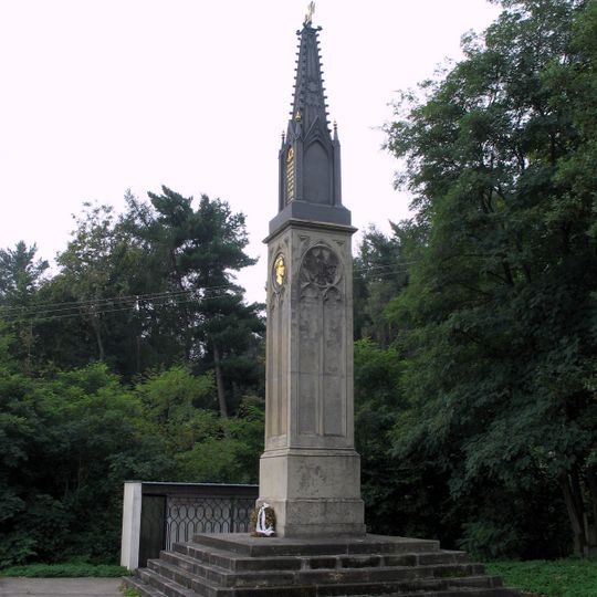 Pruský památník severozápadně od Žandova