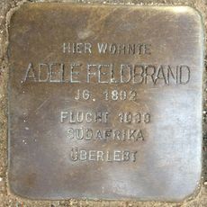 Stolperstein en memoria de Adele Feldbrand