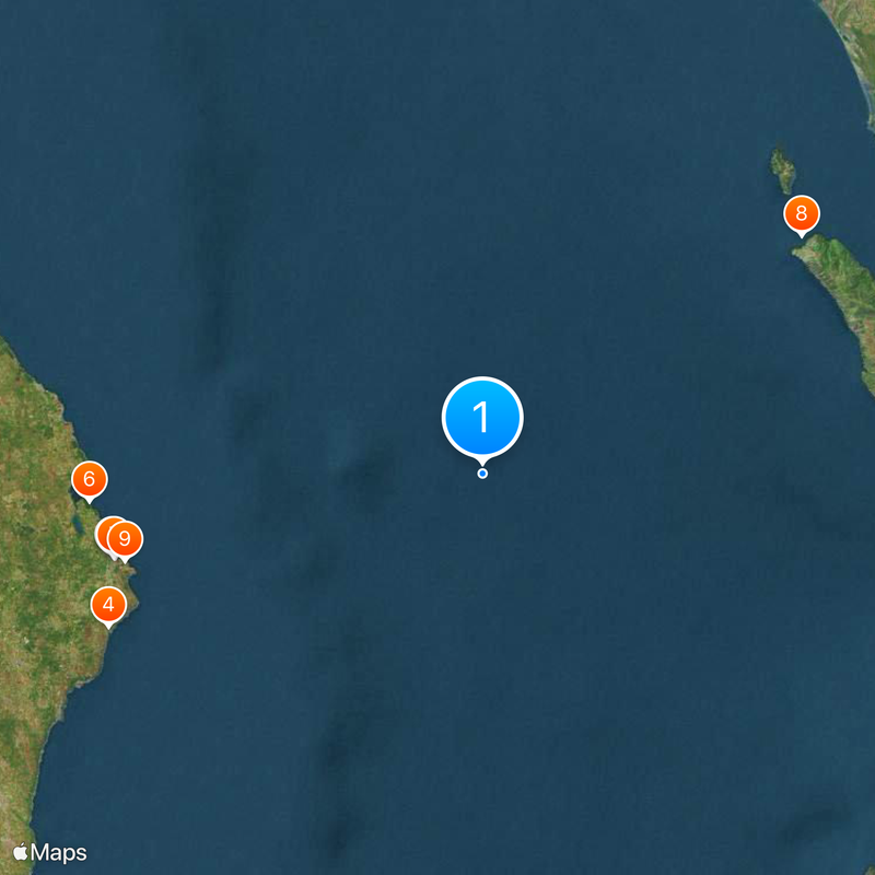 Canal de Otranto Mapa