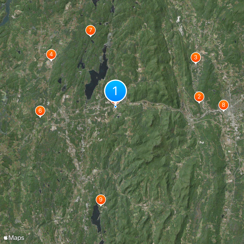 Castleton University Map