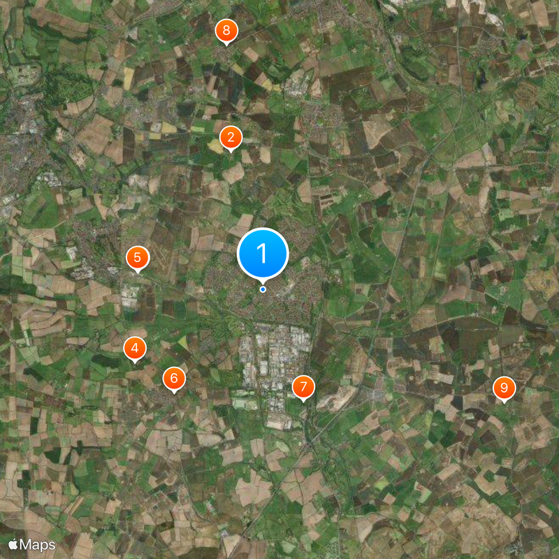 Newton Aycliffe Map