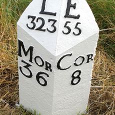 Milepost Circa 3/4 Mile South Of Millfield