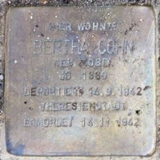 Stolperstein à la mémoire de Bertha Cohn