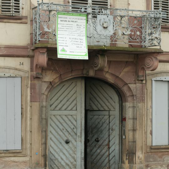 Maison au 34, quai des Bateliers à Strasbourg