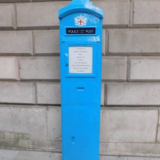 Police Public Callbox Outside Mansion House