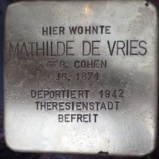 Mathilde de Vries geb. Cohen