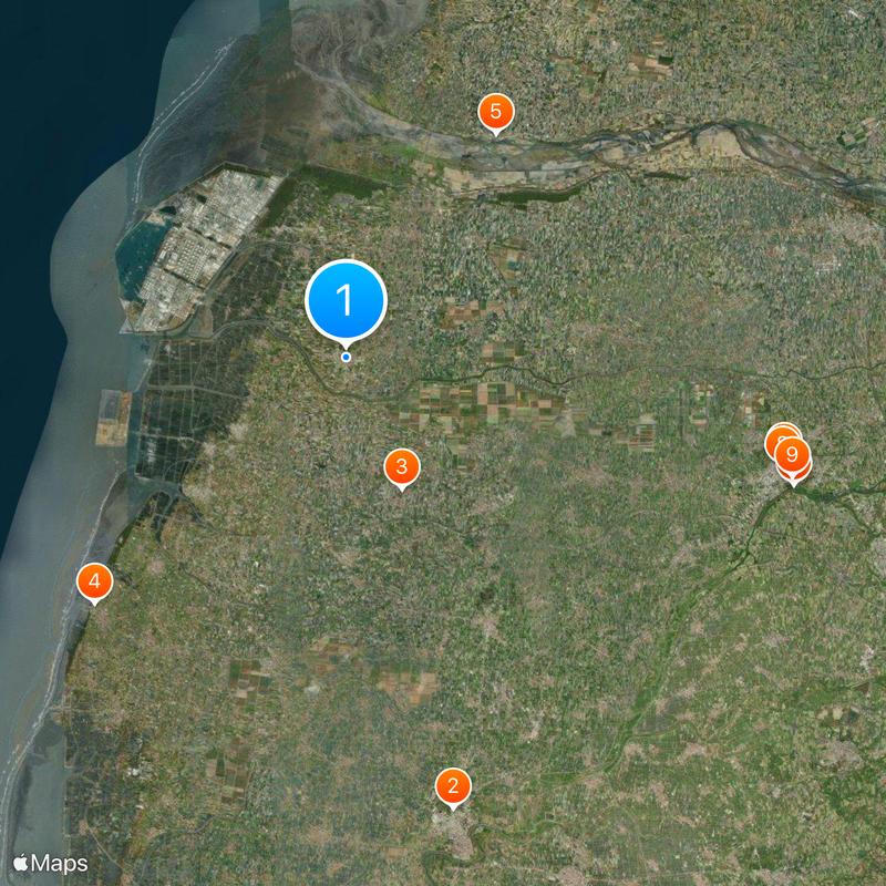 Gongfan Temple Mappa