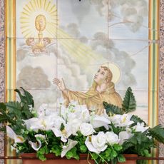 Ceramic panel of Saint Paschal Baylón