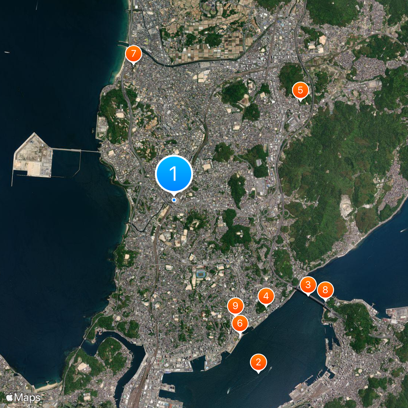 Hatabu Station Map