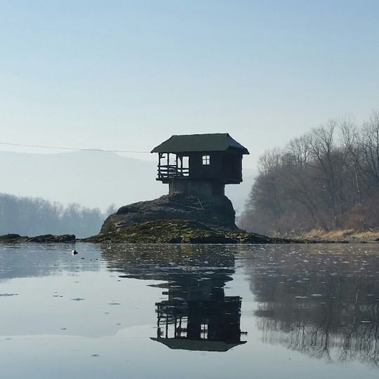 Drina river house