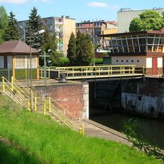 Sterownia na wschodnim ramieniu dolnej głowy śluzy