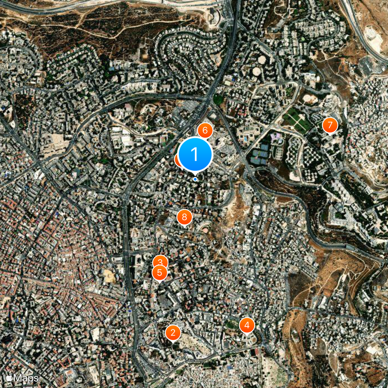 Sheikh Jarrah Map