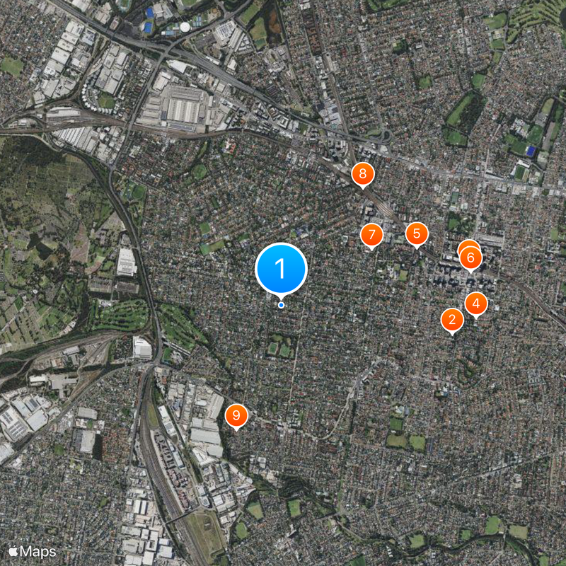 Strathfield Map
