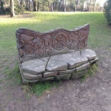 Opera d'arte, scultura, panchina