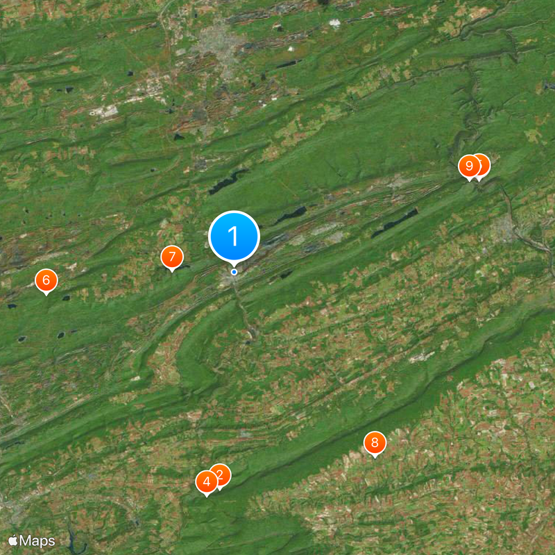 Tamaqua Map