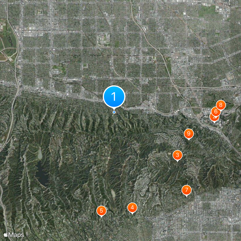 Harvard-Westlake School Map