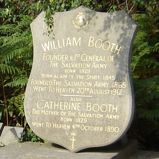 Monument To General William And Catherine Booth In Abney Park Cemetery