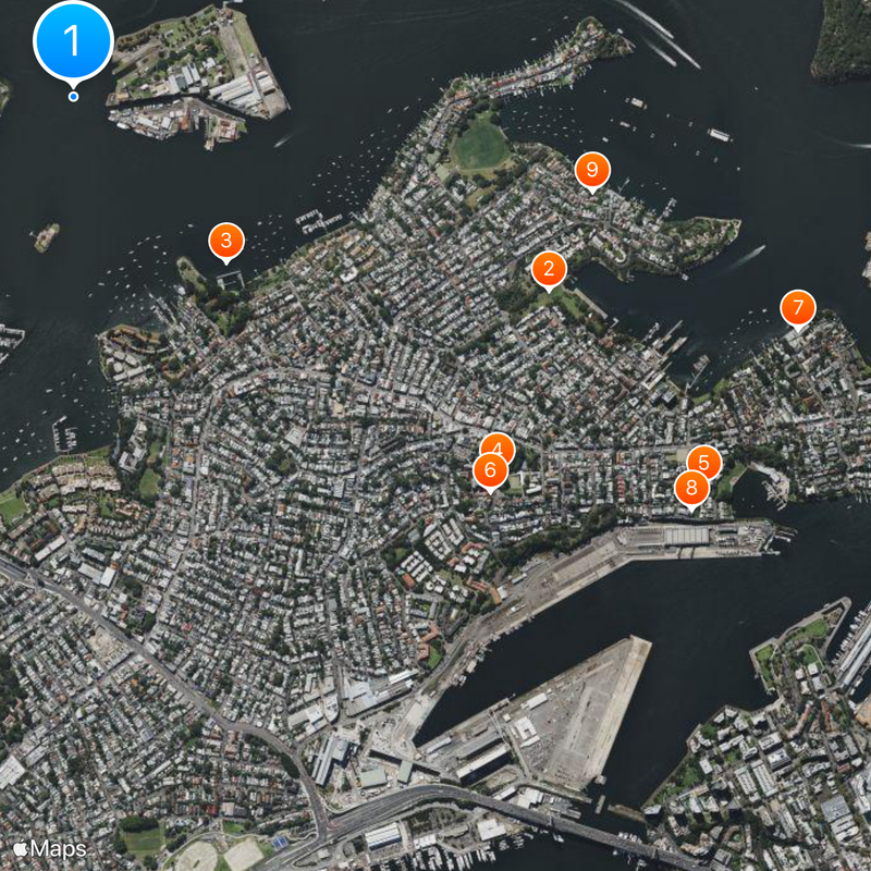 Balmain Map