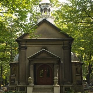 Tomb chapel in Roman Catholic cemetery in Katowice (Francuska Street)