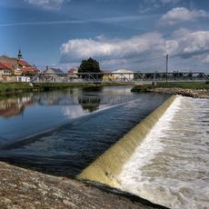 Lávka přes Moravu v Uherském Ostrohu