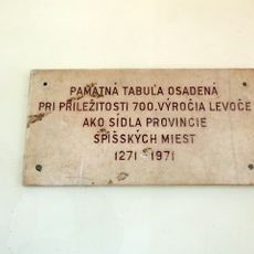 Radnica, tabuľa pamätná II.