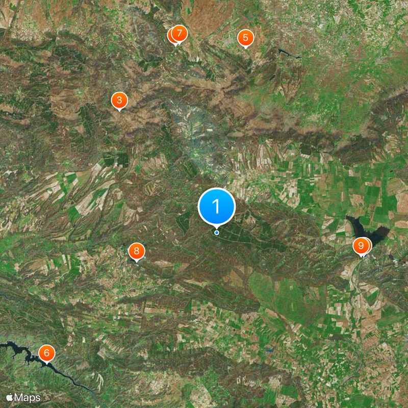 Cabañeros National Park Map