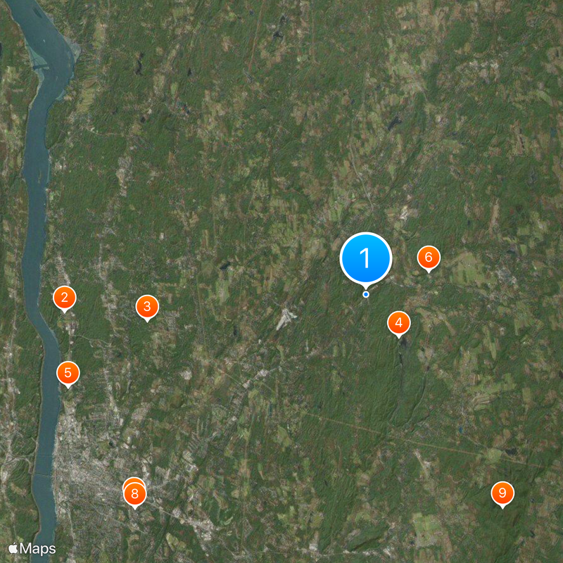 Taconic State Parkway Mappa