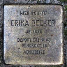 Stolperstein en memoria de Erika Becker
