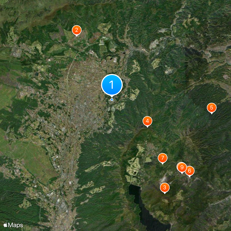 Ashigara service area Map