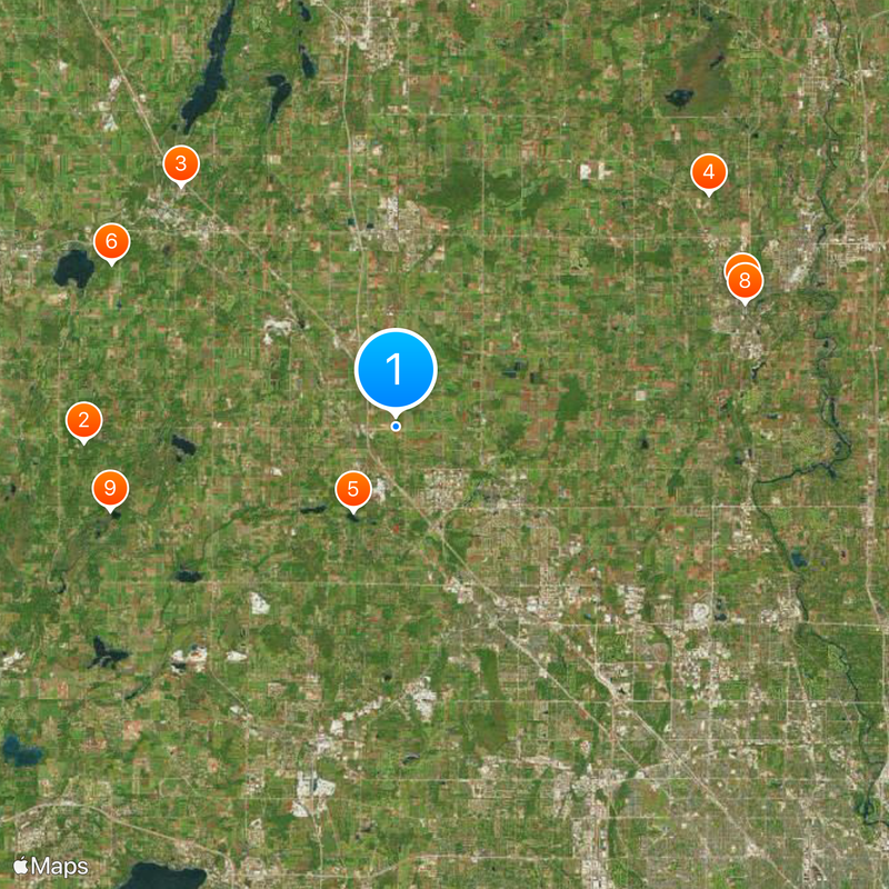 Milwaukee metropolitan area Map