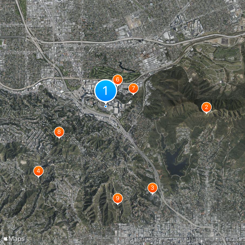 Universal Studios Hollywood Kaart