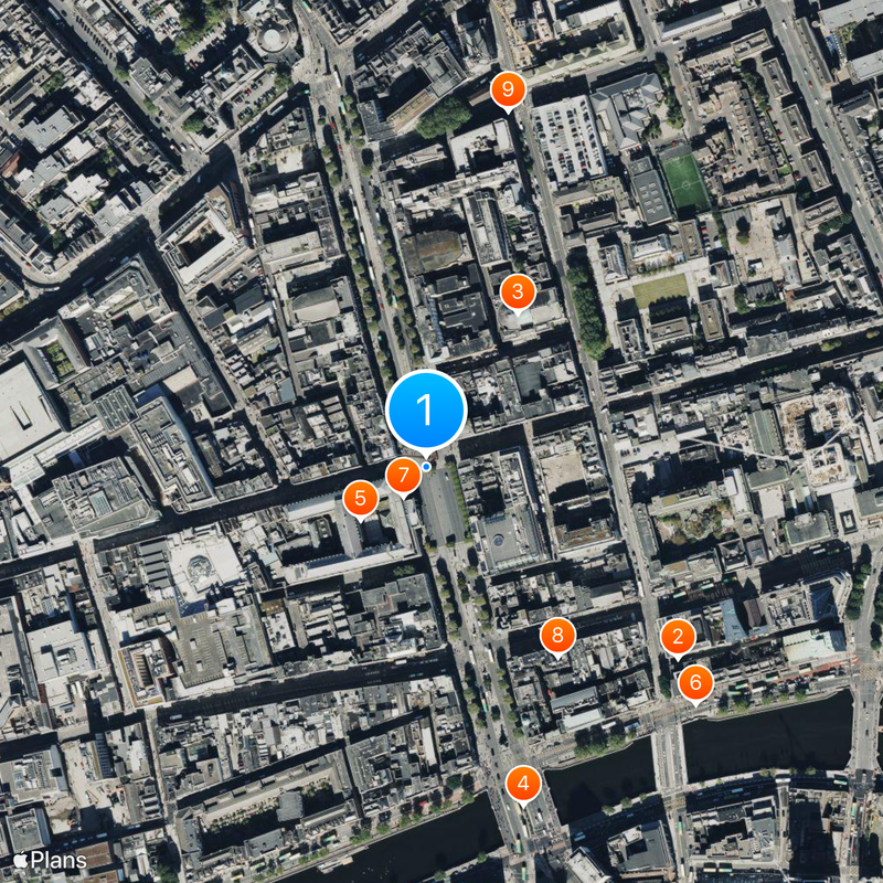 Spire of Dublin Mapa