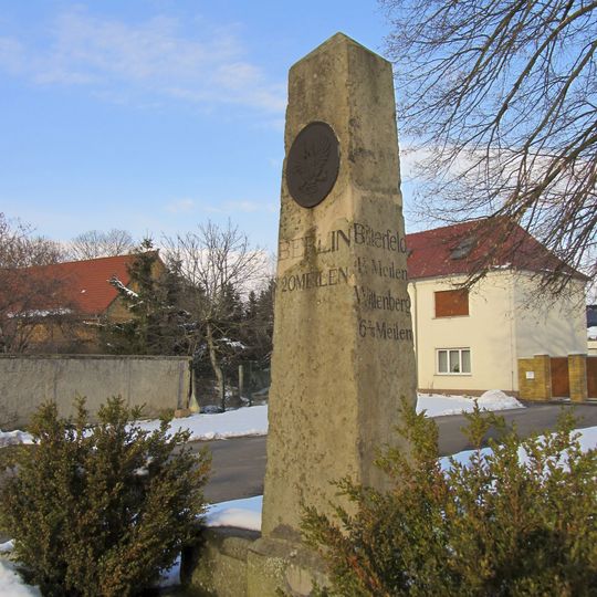 Preußischer Ganzmeilenobelisk Zschortau