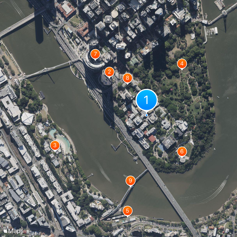 Queensland University of Technology Map