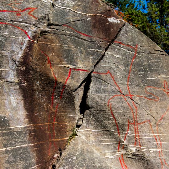 Felszeichnungen von Stykket