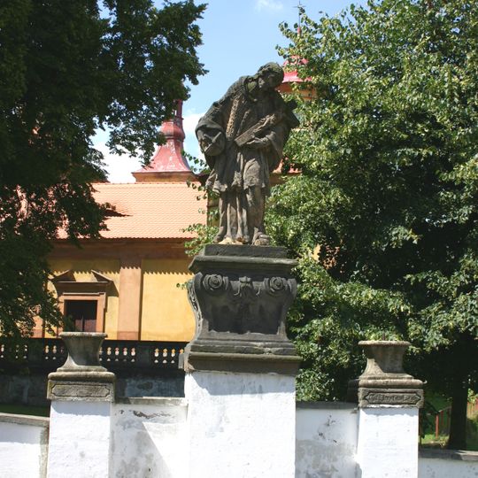 Statue of John of Nepomuk in Mariánské Radčice